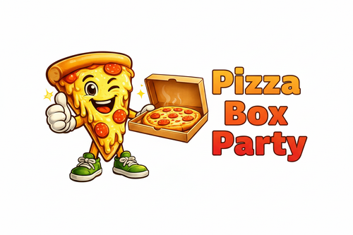 Logo Pizza Box Party